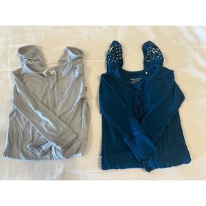 Set of 2‎ Bamboo Zippy Pajamas (Posh peanut-Footed, Kyte-footless) 12-18 Months